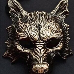 Wolf Mask with Intricate Design